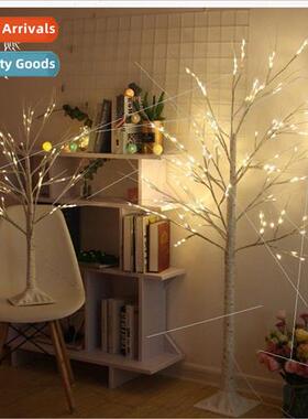 led birch e lights floor stall decoration props ins window h