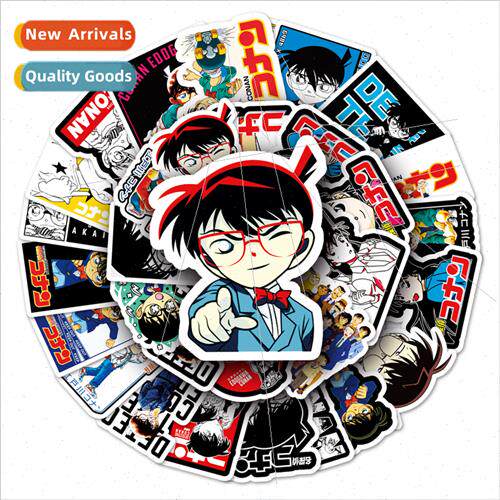 50 anime detective conan doodle handbook luggage laptop car