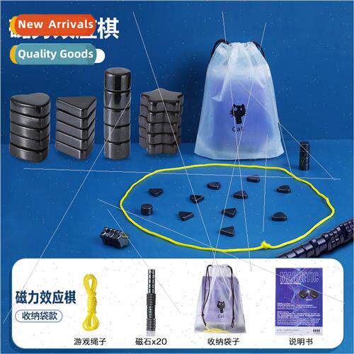 Magnetic chess puzzle toys pedal mine magnetic induction par