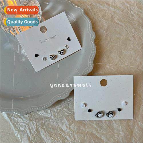 Vintage Mori small earrings set cute lerary girls camellia l
