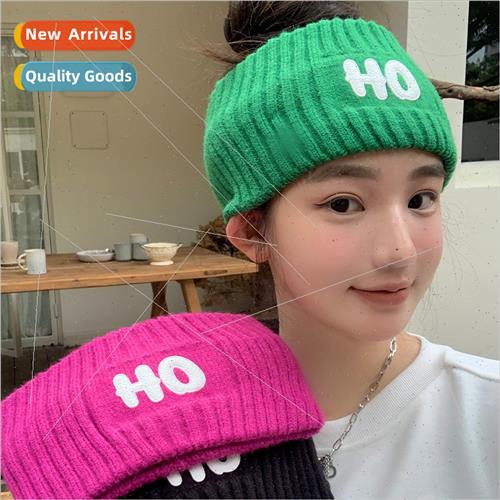 Alphabet women hair bands knted tide female fashion letters