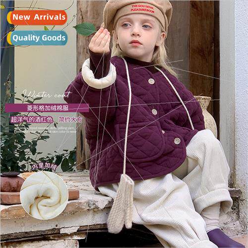 Childrens cotton clothing Korean  of the winter new girls re