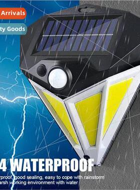 New solar smart sensor wall light outdoor LED lighting home