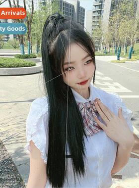 Wig Ponytail Ladies Grab Clip On Long Hair Extensions Ponyta