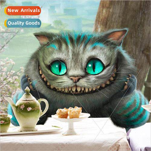 Cross Stch New DIY Cheshire Cat Full Stch mple Handmade Thre