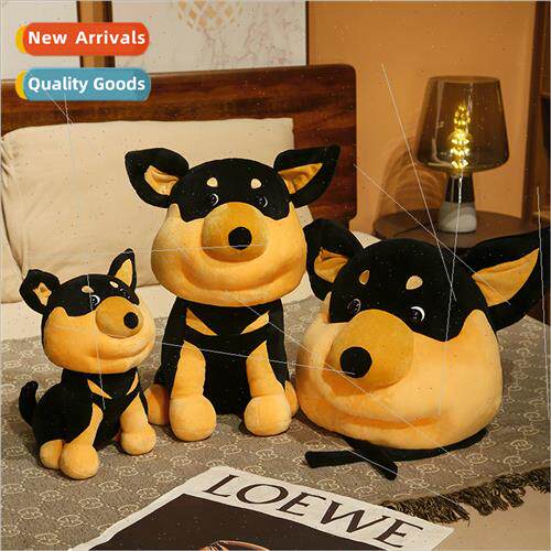 Spoof bee dog doll plush toy puppy pendant expression table