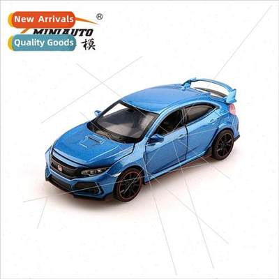 Honda Civic boy children car model toys alloy sound light ba