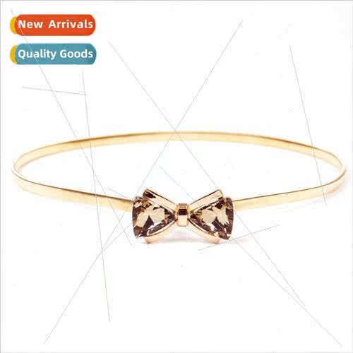 Acrylic Decoration Dress Belt Elastic Women Belt Fine Hundre