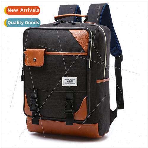 Fashion leisure shoulder bag retro computer backpack men wom