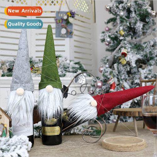 New Christmas Decoration Supplies Faceless Old Man Doll Wine