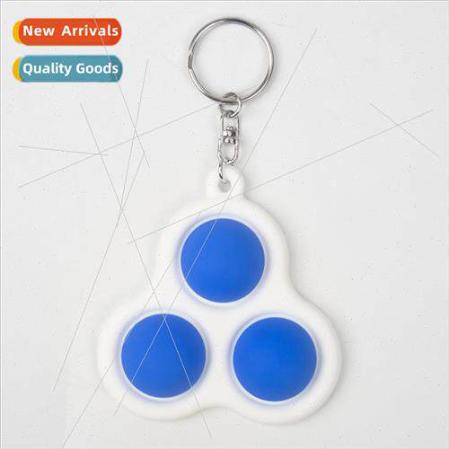 New schoolbag key mini pendant silicone finger pressure keyc