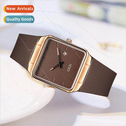 mple high-color silicone watch large disk calendar senior se