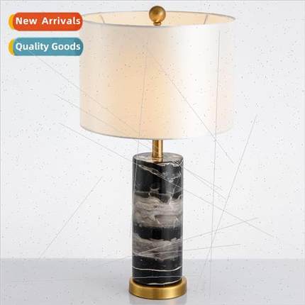 Scandinavian modern simple fashion marble table lamp post-mo