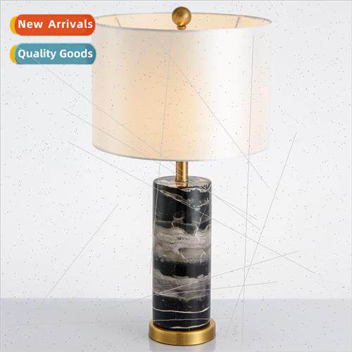 Scandinavian modern simple fashion marble table lamp post-mo