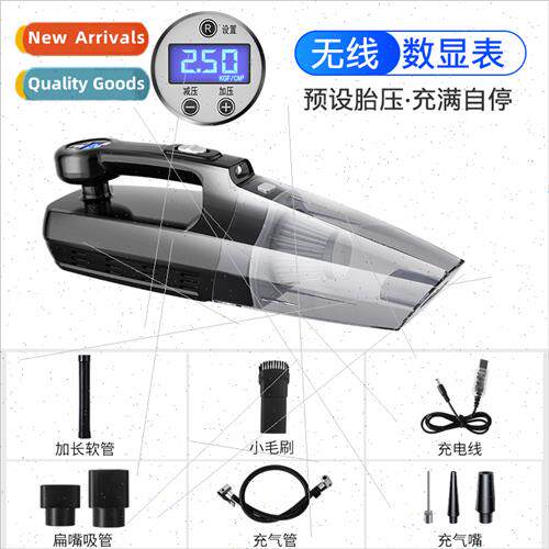 Car vacuum cleaner inflatable pump four-in-one car wireless