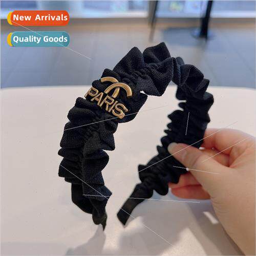 Mrs.  alloy letters black ruffled hair bands ageing versatil