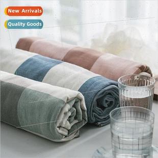 absorbent cotton bath Towel super plaid towel adve thickened