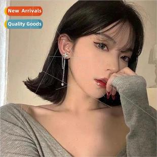 female summer new tassel 2022 earrings wind Butterfly cold