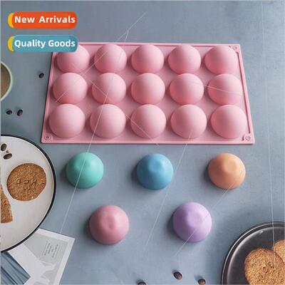 15-link large semi-circular 436 chocolate cake silicone mold