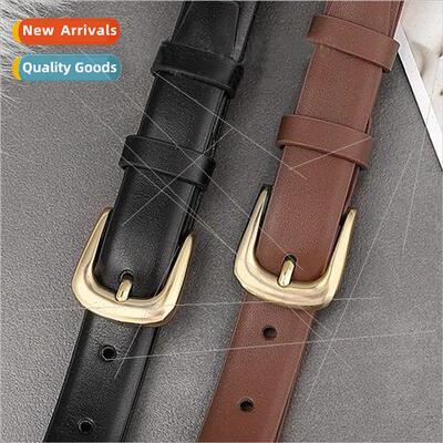 Thin belt female dresses sub waisted hundred black jeans bel