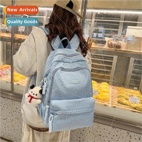 ins Japan girls schoolbag Korea simple travel backpack secon