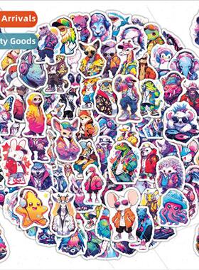 Gyo Hip Hop Stickers 100 waterprocartoon rap graffi skateboa