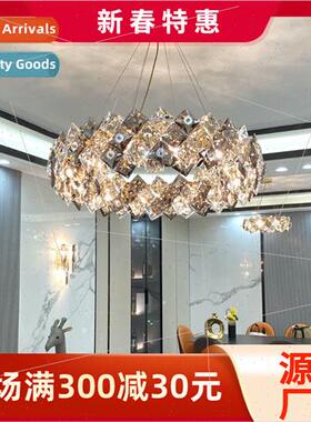 -modern light luxury crystal chandelier upscale atmosphere l