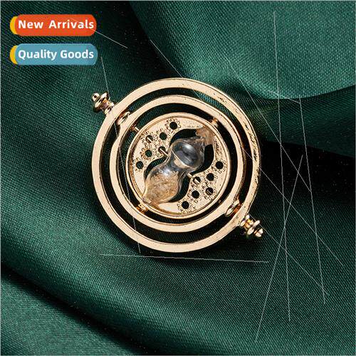 Harry Potter Horcruxes Rotatable Brooch Hourglass Time Conve