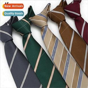 Brown Coffee College Men Stripes Vintage Hundred Weddin Ties