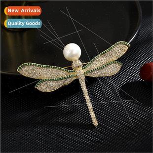 ins 2022 buckle scarf pin female tide new brooch Dragonfly