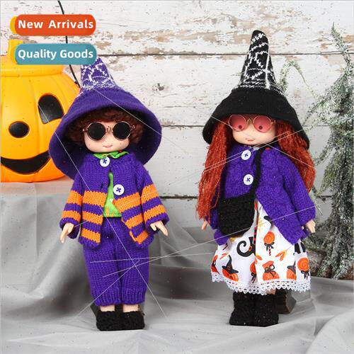 New ornaments Halloween knted costume doll holiday standing