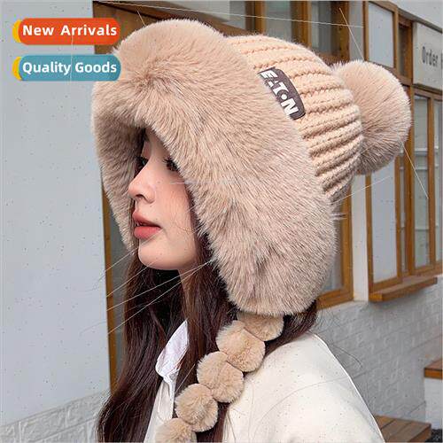 Autumn winter new warm Thunderbird cap female padded thicken
