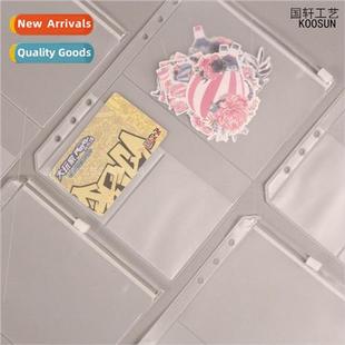 notebook leaf organizer business bag card loose