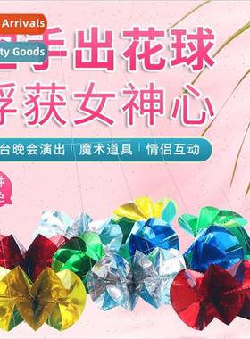 Empty hands out flowers 10 bright beautiful color stage part