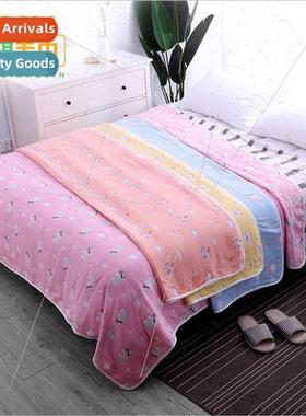 Newborn baby towel quilt cotton six-layer gauze soft absorbe