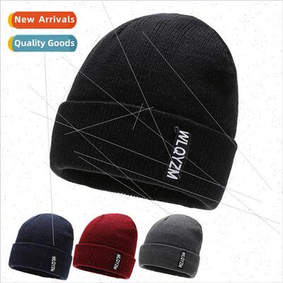 Anti-cold woolen cap padded men pullover hat winter simple k
