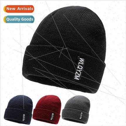 Anti-cold woolen cap padded men pullover hat winter simple k