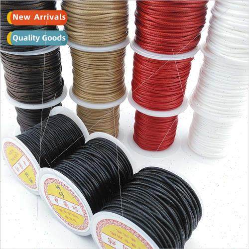 1 1.5 2 Wax Rope 20 meters DIY bracelet beads pendant lanyar