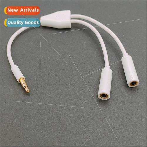 Audio couple line headphones one point two audio cable 3.5 f