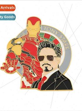 Film  comic book superhero Iron Man Batman pin luminous high