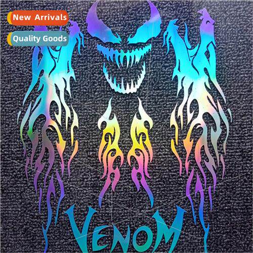Venom motorcycle stickers ghost fire cattle fire modificatio