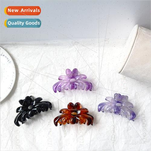 new chrysanthemum grasp clip retro flowers simple hair grip