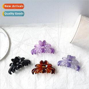 new chrysanthemum grasp clip retro flowers simple hair grip