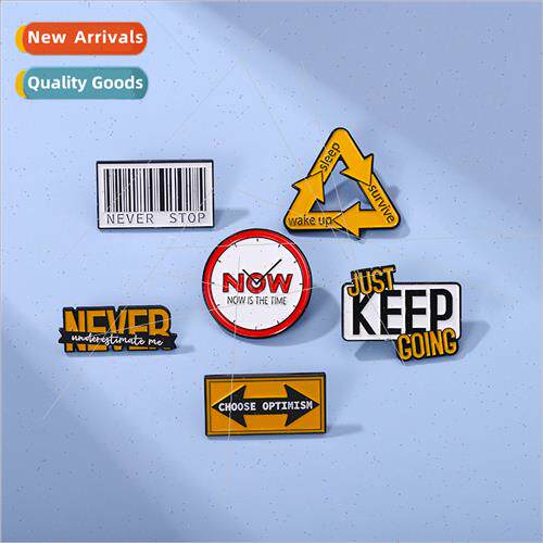 Cartoon creative personaly English inspirational letters nev