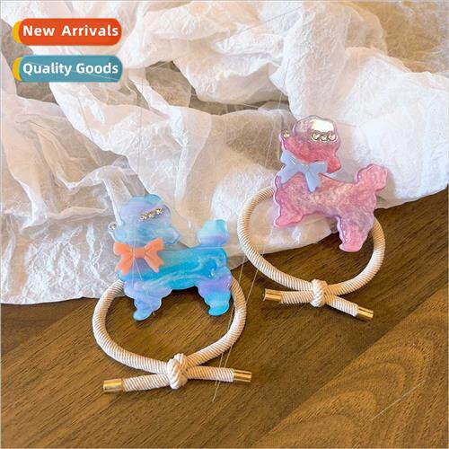Cute Hair Rope ~ Korea ins retro acetate clouds small alpaca