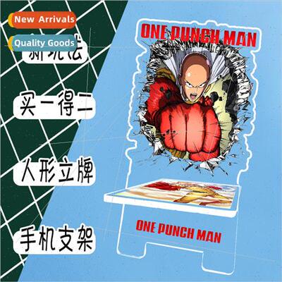 One Punch Man Anime Acrylic Human Stand amp; Cell Phone Hold