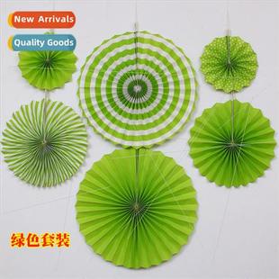 paper fan flower Festival party colorful birthday supplies