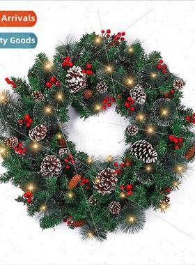 mulation plants Christmas wreaths small fresh pine cones pin