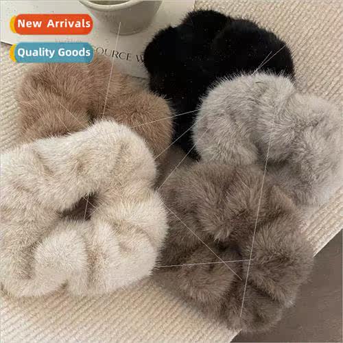 Autumn winter new Korean large intestine hair circle retro i