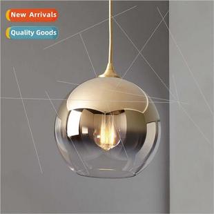 luxury wind gradient Scandinavian orb light glass pen simple